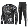 Arsenal Trenings Collegegenser 2024-25 Kvart-Zip Svart - Barn